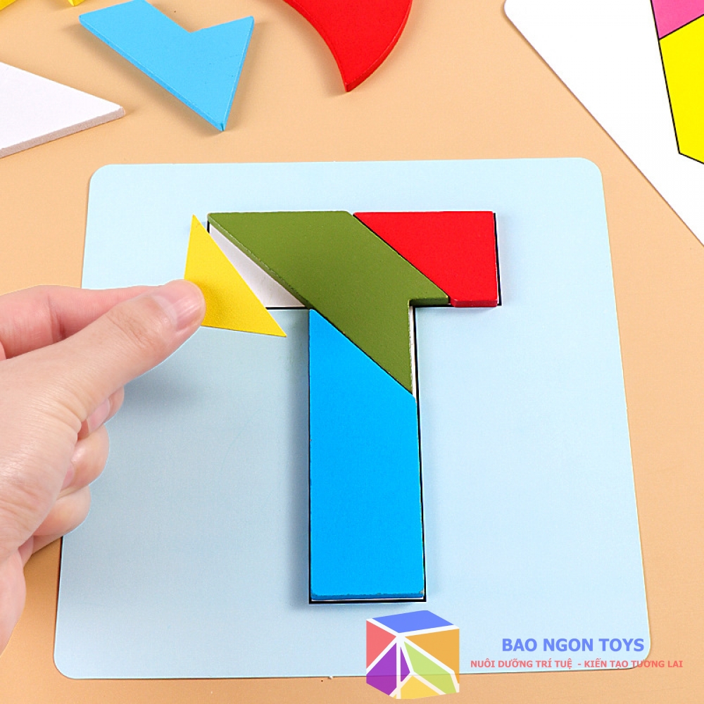 SET GIÁO CỤ ĐỒ CHƠI XẾP HÌNH, GIÚP BÉ PHÁT TRIỂN TRÍ THÔNG MINH THỊ GIÁC, NHẬN BIẾT HÌNH HỌC - DG126