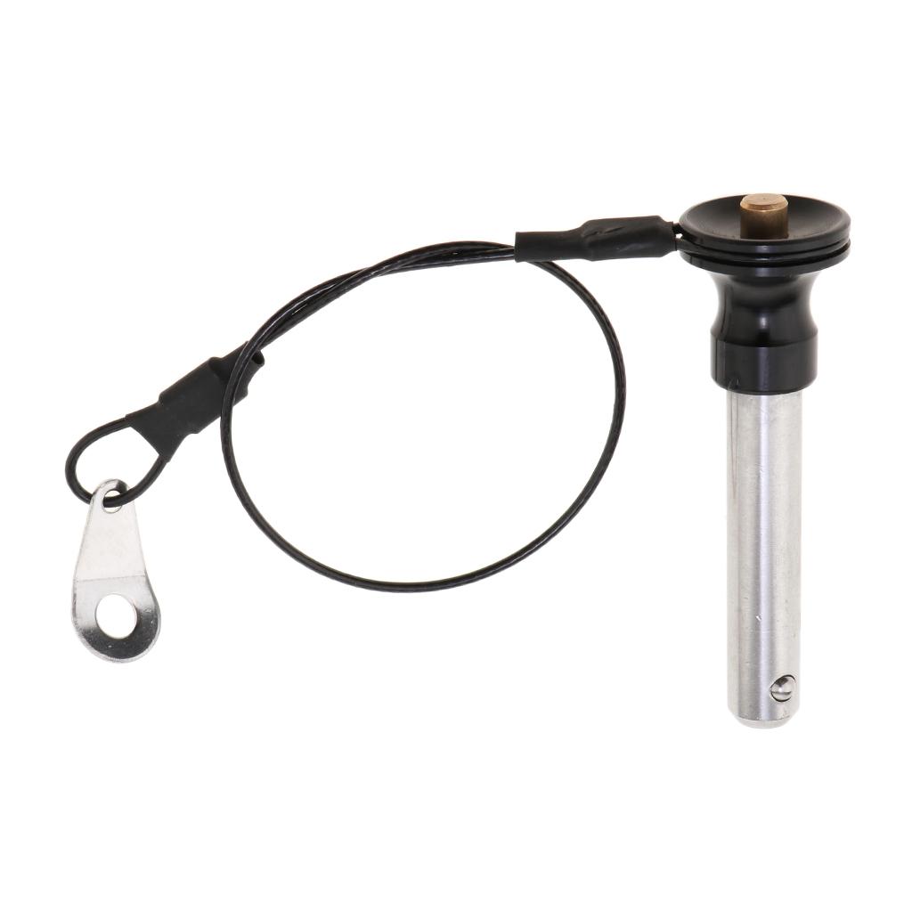 Stainless Steel Ball Lock Quick Release Pin Push Button, Fastener, 7 Sizes