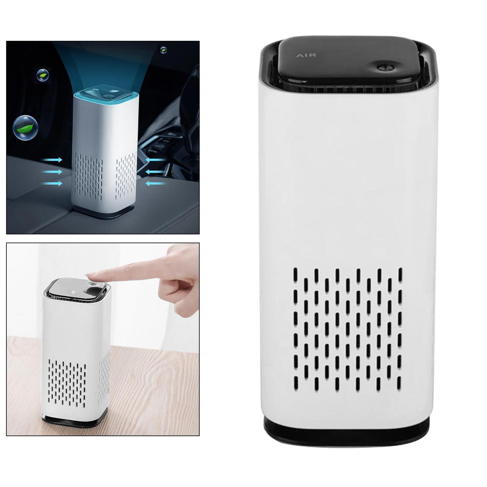 Mini Air Purifier for Home, Anion Air Purifier Filter, Quiet Filtration System Air Cleaner Removes Smoke Odor Dust Mold