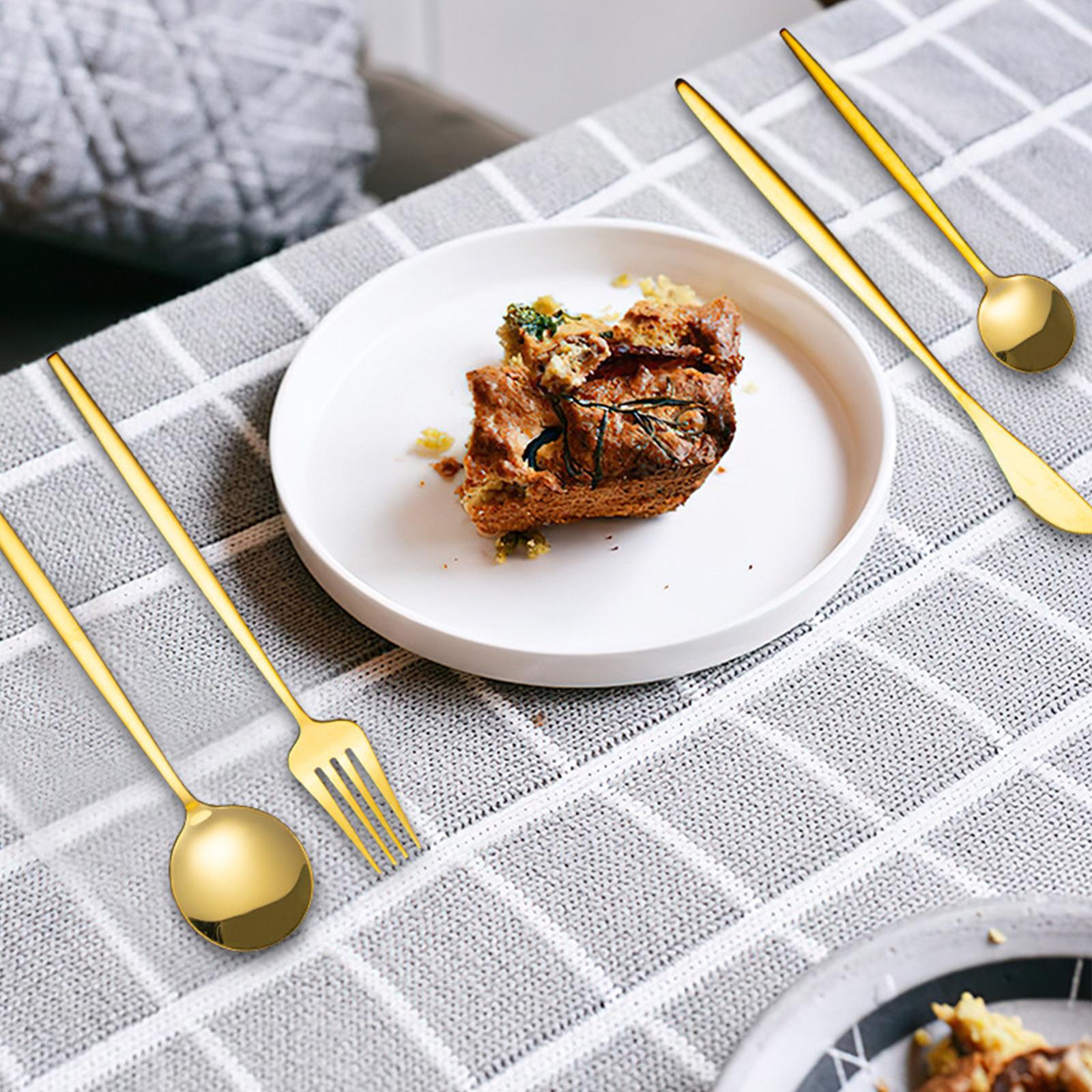 Bộ 24 Dụng Cụ Ăn Uống Bằng Thép Không Gỉ