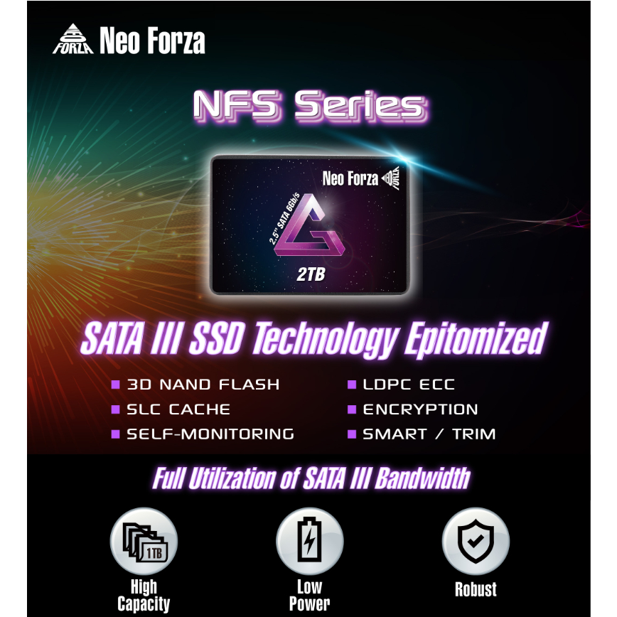 Ổ cứng SSD Neo Forza NFS12 SATA-III 2.5″ 120GB I 240GB I 480GB - Hàng chính hãng