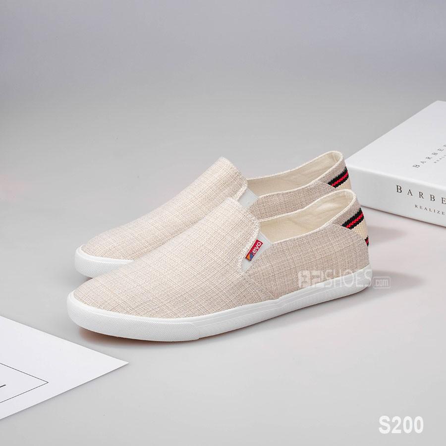 Giày lười nam - Slip on nam vải - Mã S200