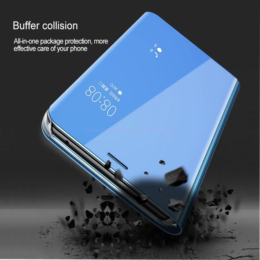 Bao Da Tráng Gương Thời Trang Cho Huawei P40 P20 P30 Lite Pro Y7 Y6 P Smart 2019 Mate 20 Lite Honor 20 10 9 Lite 8x 8a 10i 9x
