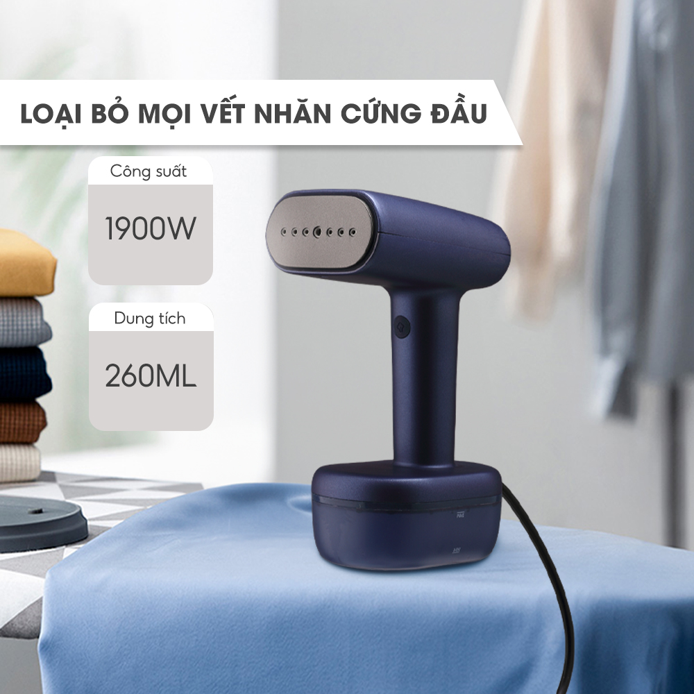 Bàn là hơi nước thông minh Lebenlang LBL3087, thiết kế dáng đứng, công suất 1800W, bảo hành 2 năm – hàng chính hãng