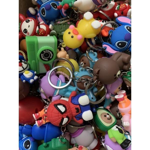 Móc chìa khoá cute giá rẻ hình thú trái tim nhiều mẫu chỉ 7k