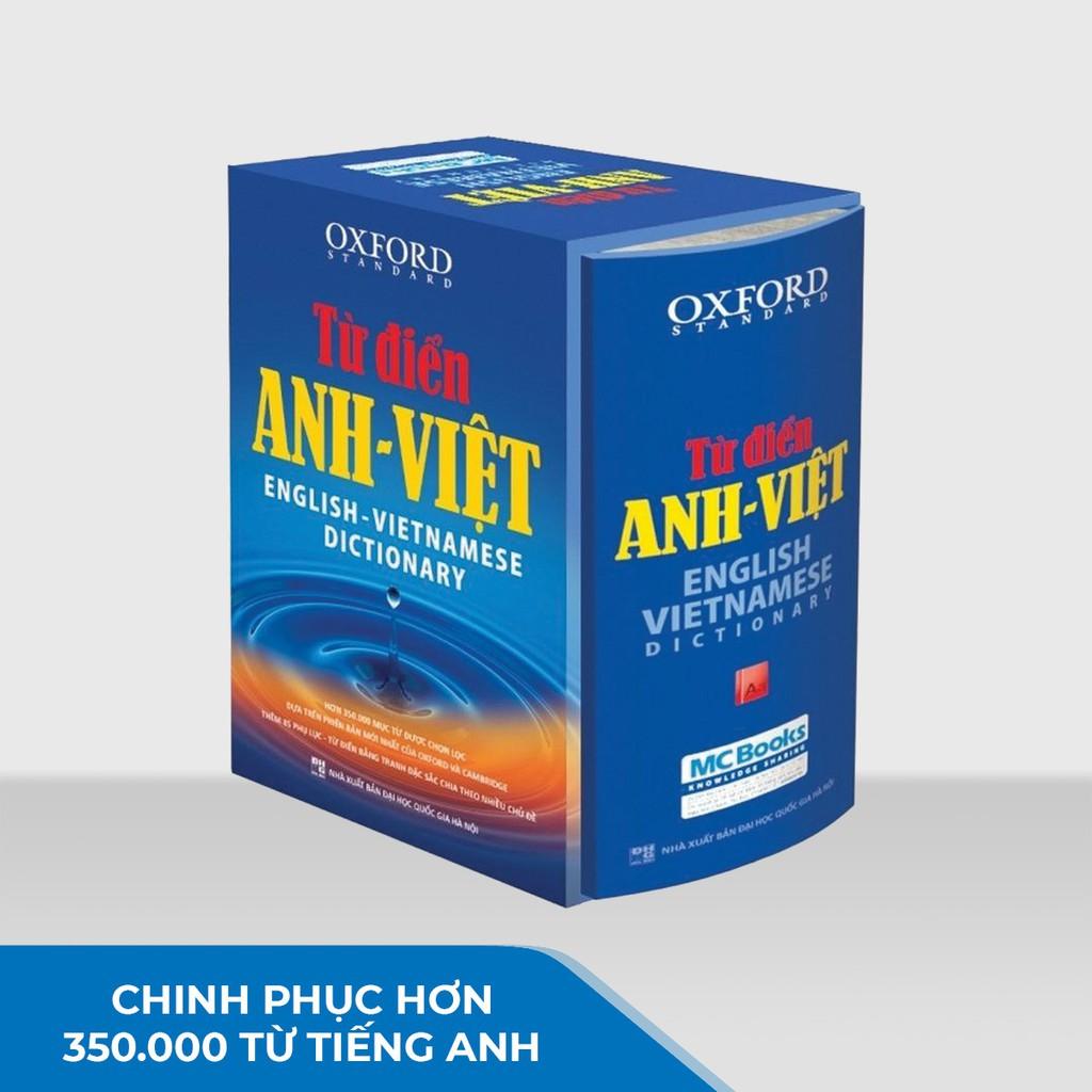 Sách - Từ Điển Anh Việt Phiên Bản Bìa Xanh Cứng - Giải Nghĩa Đầy Đủ Ví Dụ Phong Phú