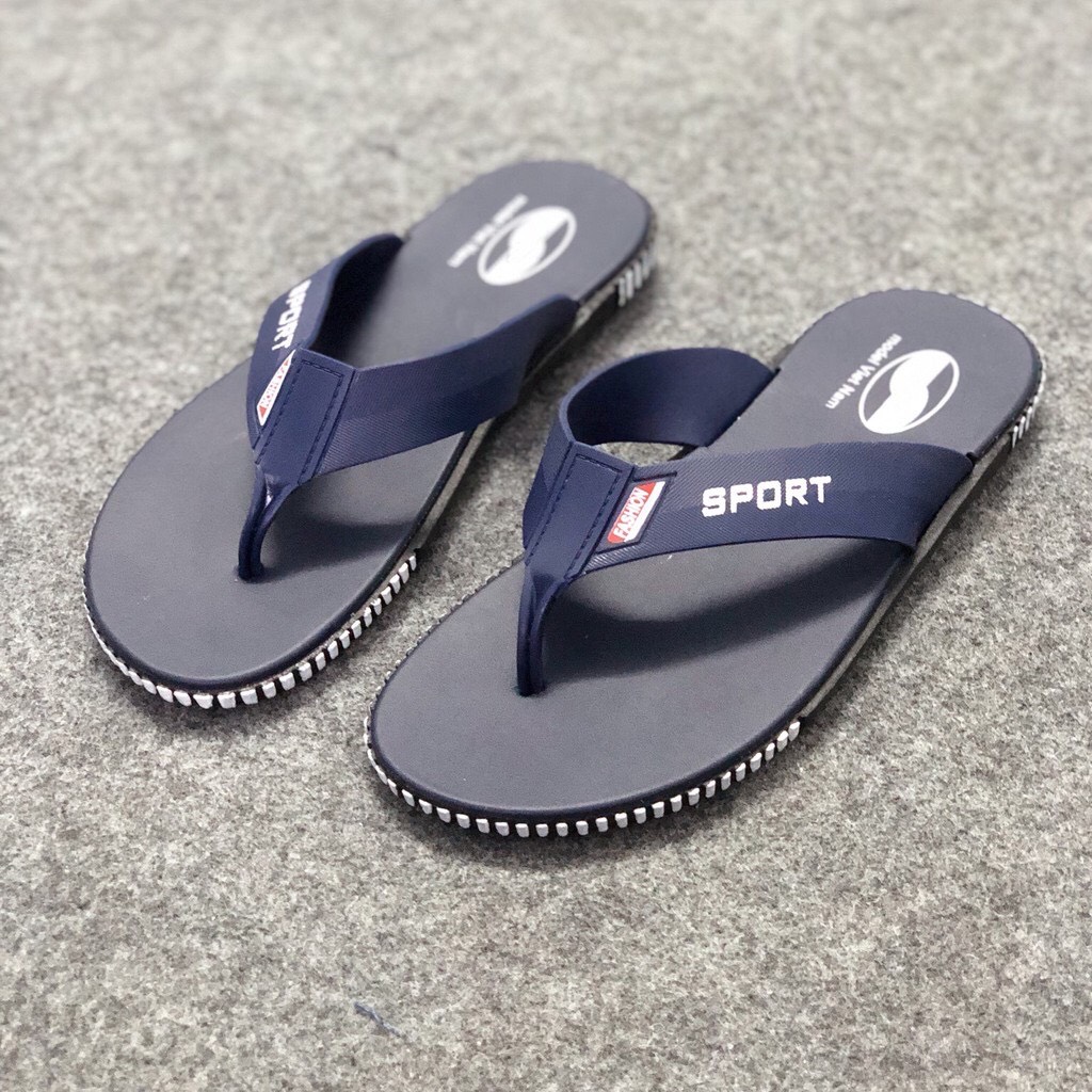 Dép kẹp cao su xỏ ngón Sport Fuco nam nữ đi mưa IDEP - DL020