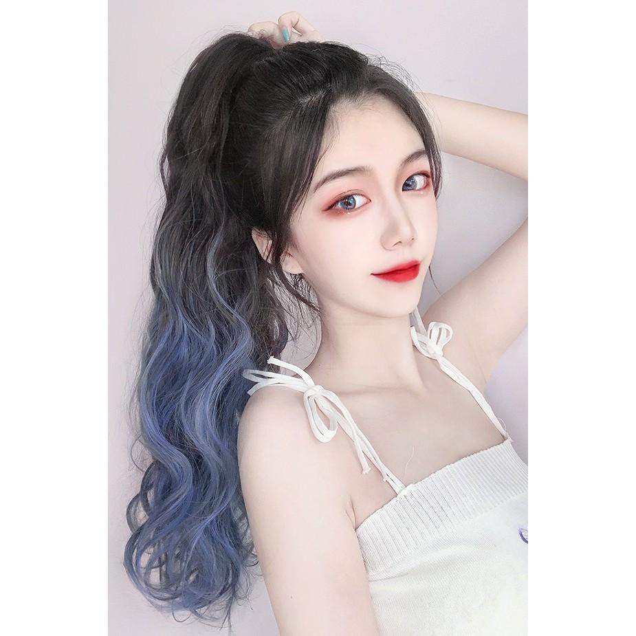 Tóc giả ngoạm xù ombre