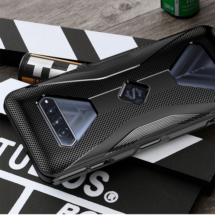 Ốp lưng cho Black Shark 4 Pro - Shark 4 đen chống sốc