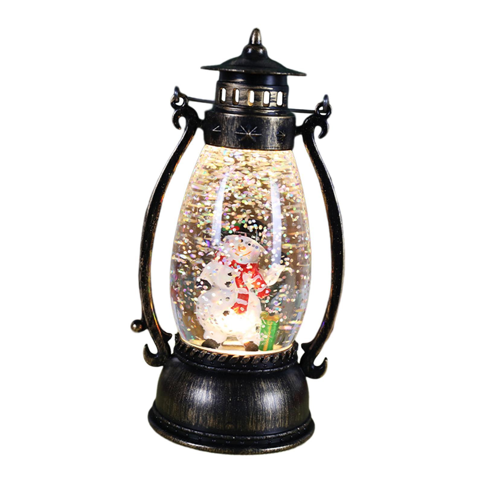 Christmas Lighted Lantern Children Gift Holidays Decorative Party Home Decor