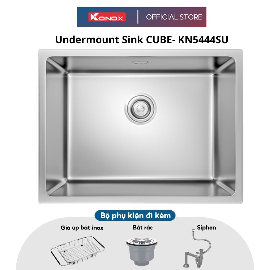 Chậu rửa bát đơn Inox KONOX Undermount Sink Cube 5444SU