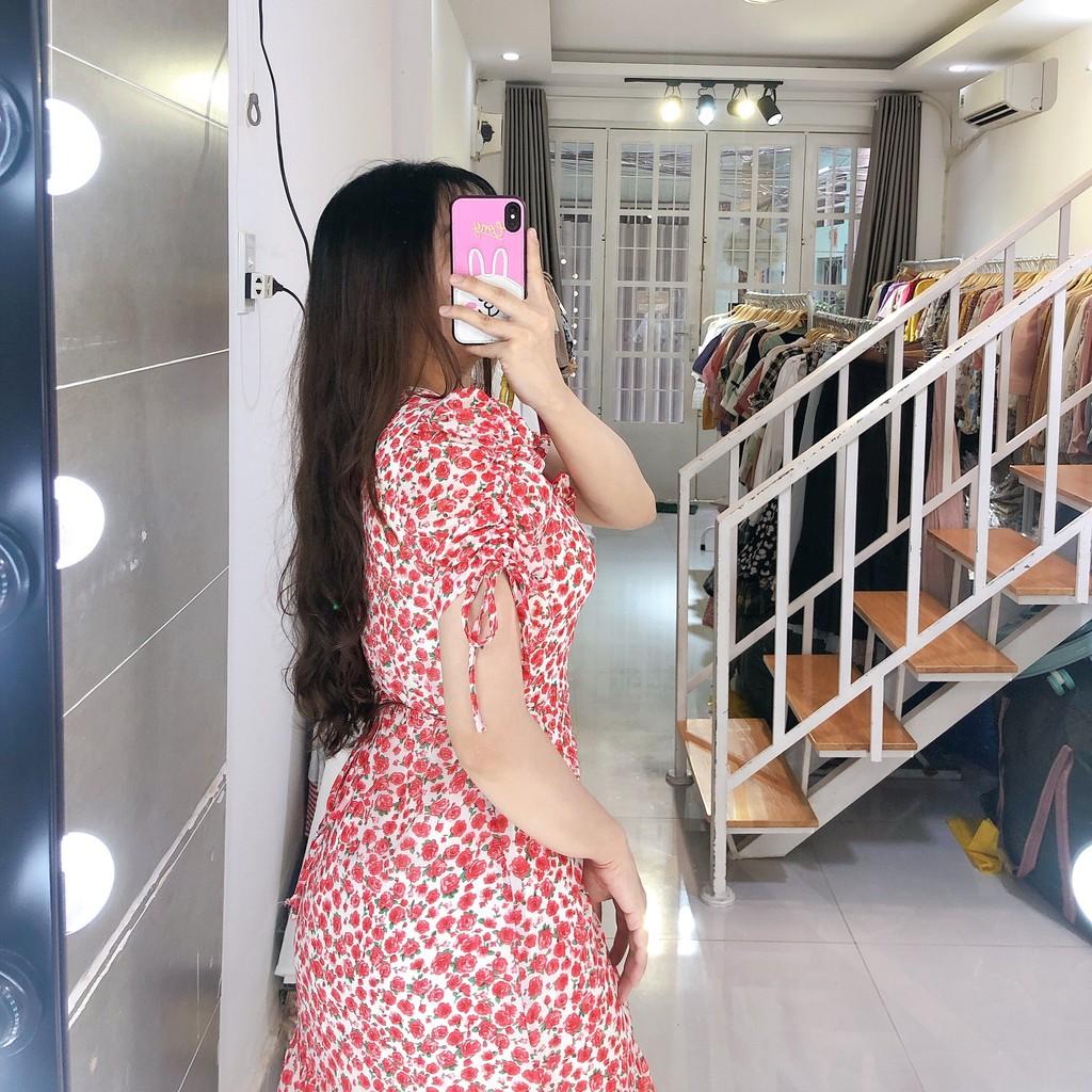 PINKIE FLOWER DRESS - ĐẦM HOA BODY NHÚN