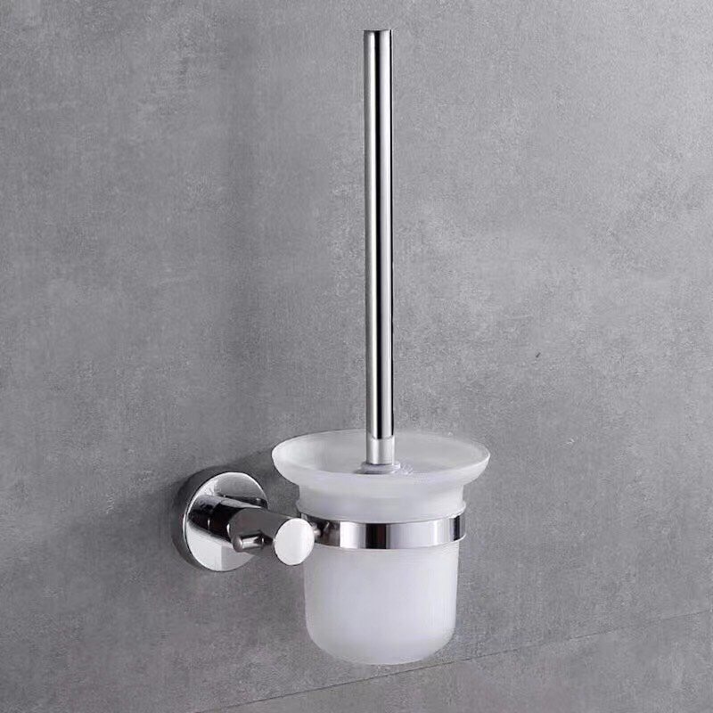 Bộ chổi cọ &amp; kệ đỡ toilet inox 304