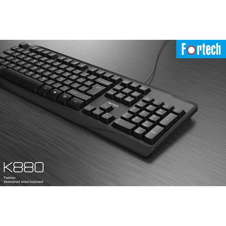 Bộ sản phẩm bàn phím chuột Fortech K880 + Mouse M880 - Hàng chính hãng