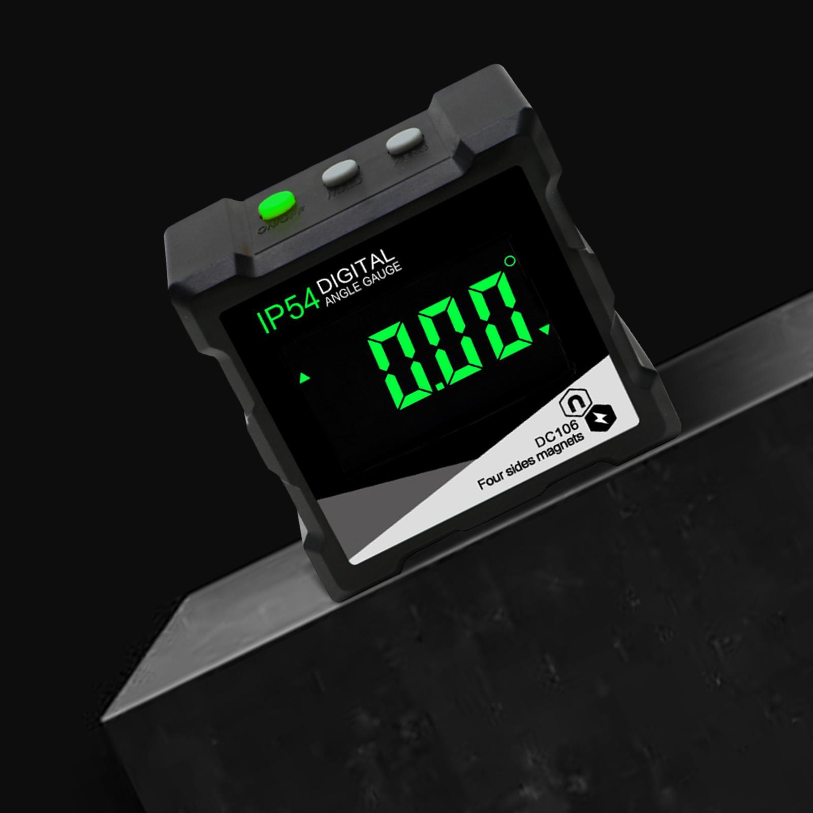 Portable Angle Finder High Precise with Magnetic Digital Inclinometer for Plumbers Carpenters