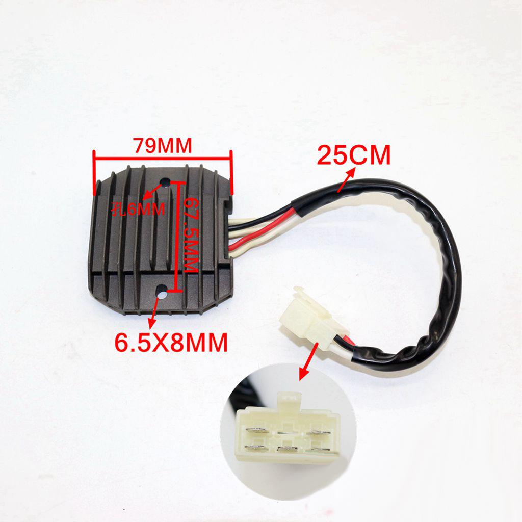 Đen Xe Máy Chỉnh Lưu Hội dành cho Xe Yamaha XV125 XV250 XV400 Virago 125 250 400