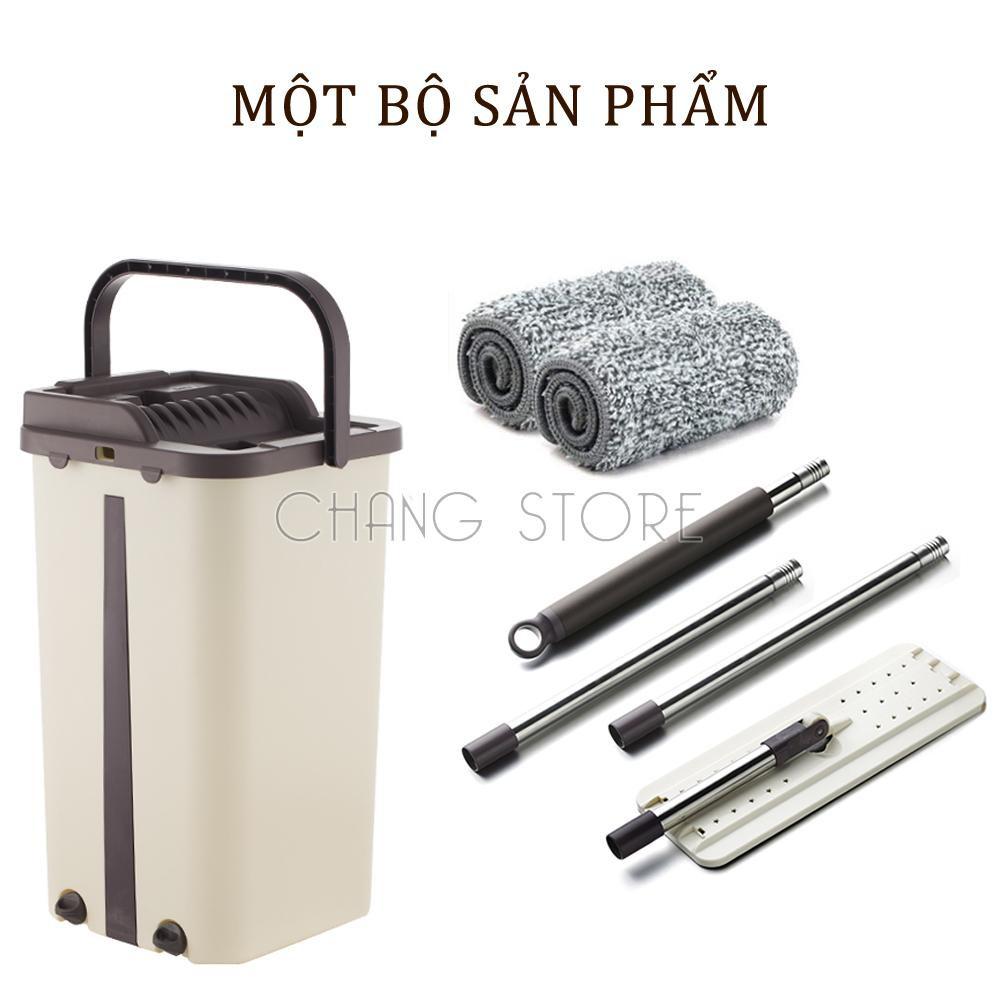 Bộ Lau Nhà Tự Vắt Thông Minh Kèm Theo Thùng