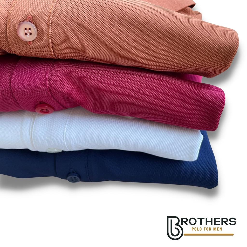 Hình ảnh Áo thun POLO nam TROLI cổ trụ bẻ, vải cá sấu cotton cao cấp, chuẩn phom, trẻ trung, thoáng mát - BROTHERS