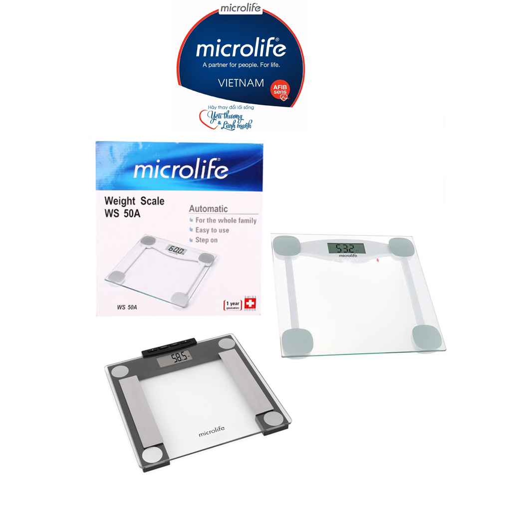 CÂN SỨC KHỎE ĐIỆN TỬ MICROLIFE WS-50A | Thương Hiệu Thụy Sĩ