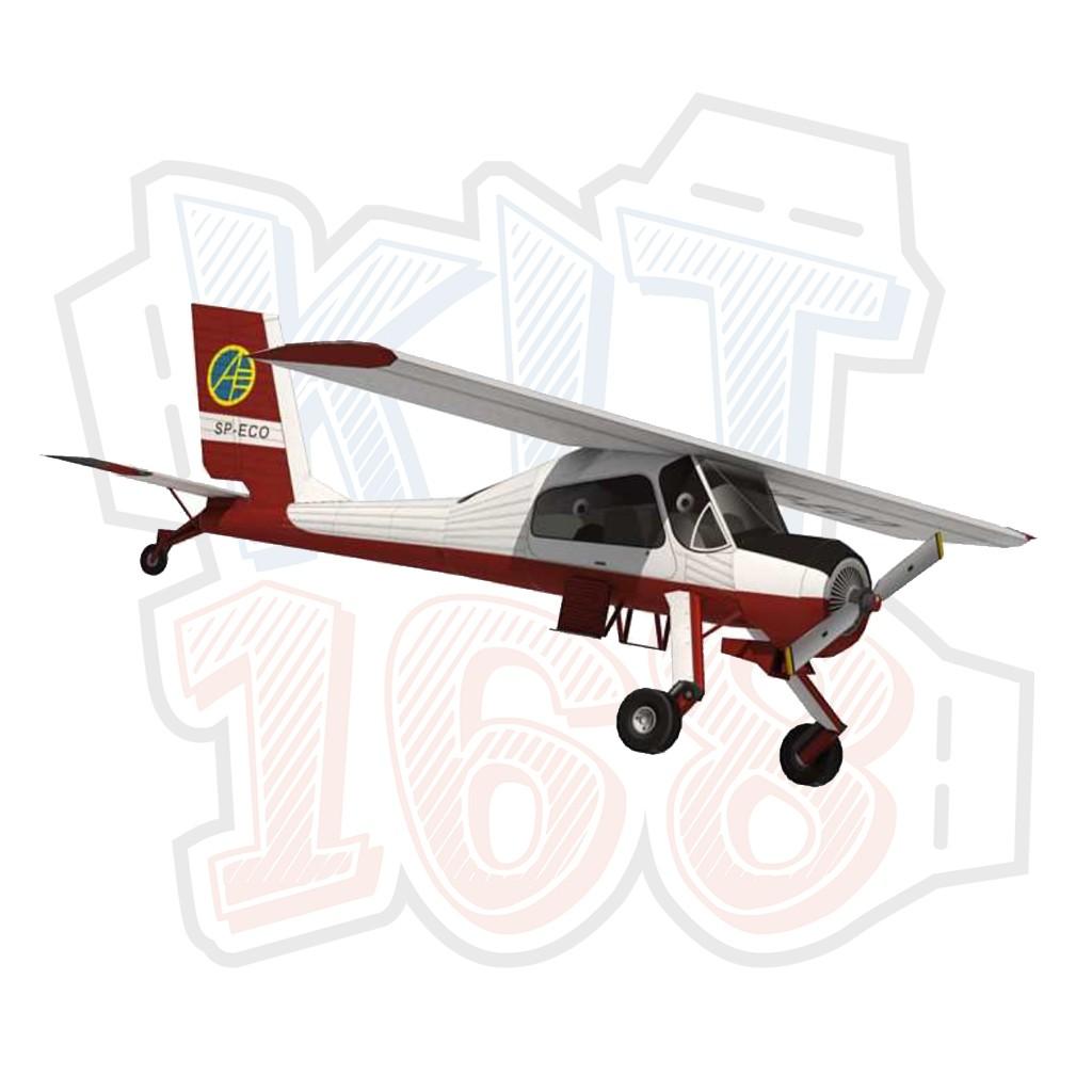 Mô hình giấy Máy bay quân sự PZL-104 35A Wilga