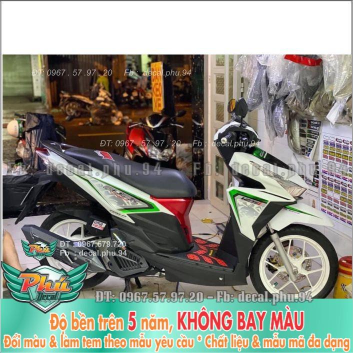Tem rời Click Trắng xanh Crom -1