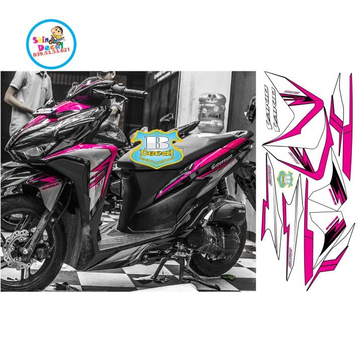 Tem rời vario 150 Candy hồng đen