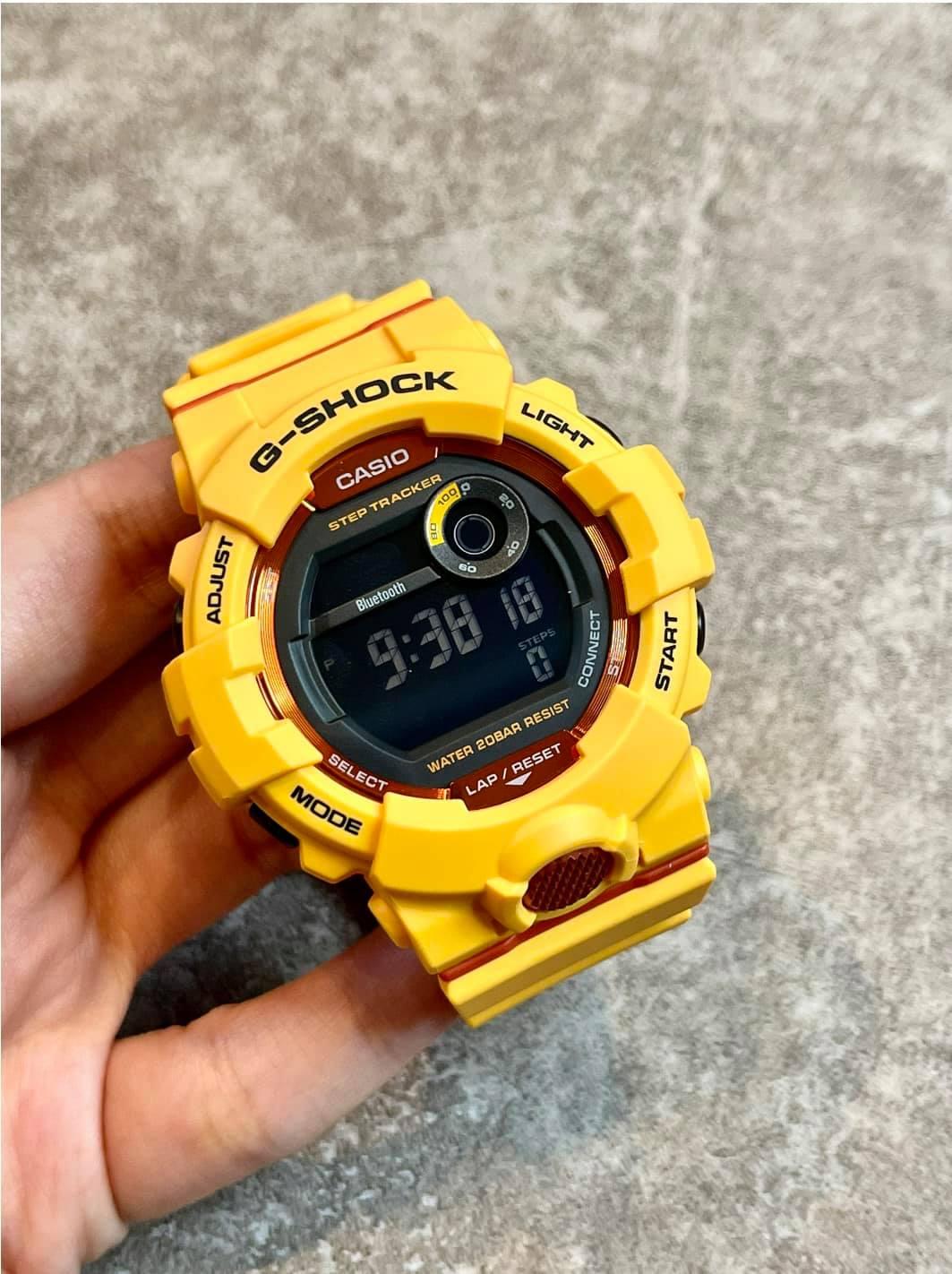 Đồng Hồ Nam Dây Nhựa Casio G-Shock GBD-800-4DR Bluetooth - Đếm bước chân - Đo lượng Kcalo đã đốt | GBD-800-4 G'Squad Step Tracker