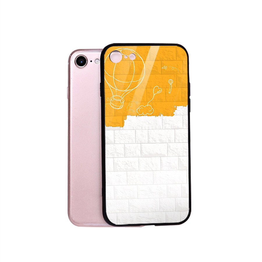 Ốp kính cường lực cho điện thoại iPhone 6 Plus/6s Plus - hình vẽ ngẫu nhiên MS HVNN004