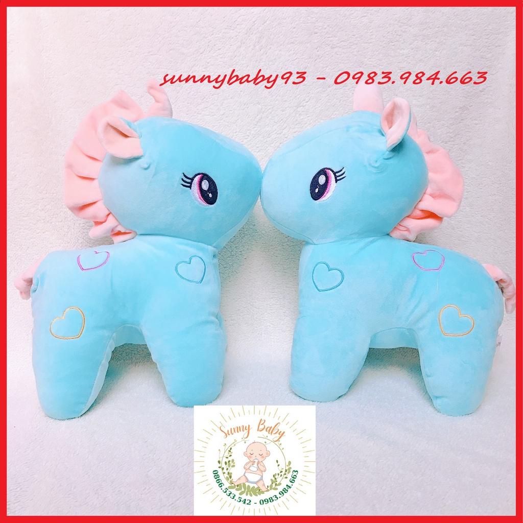 Gấu Bông Unicorn - Kì Lân Pony Một Sừng size 30cm, Thú Nhồi Bông Đáng Yêu, Gối Ôm Cho Bé Ngựa Pony