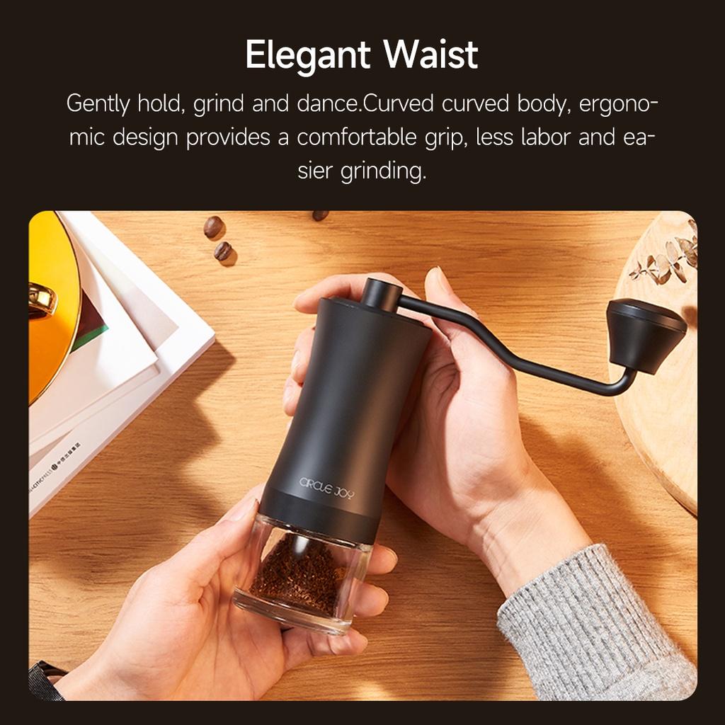 Máy Xay Cà Phê Bằng Tay Xiaomi Youpin Có Thể Điều Chỉnh Độ Chính Xác Cao Kèm Tay Cầm Mở Rộng