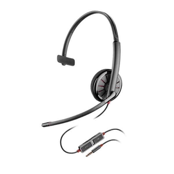 Tai nghe Plantronics 215 Mono chuẩn USB một bên tai - hàng chính hãng