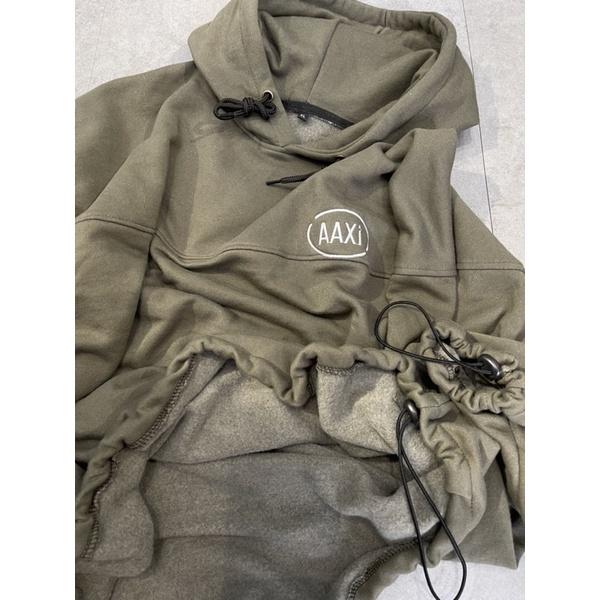 áo hoodie nỉ AAXI màu rêu unisex ảnh thật SSStore ( nam nữ mặc đều được