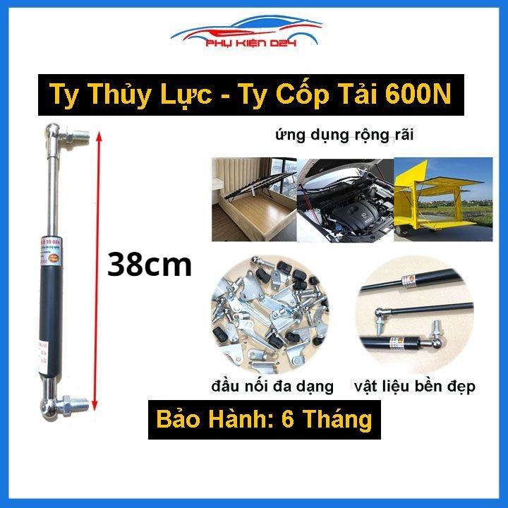 Ty thủy lực, tay nâng thanh chống cửa ty công nghiệp chịu lực 600N-60kg dài 38cm (giá/1chiếc)