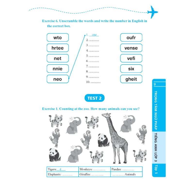 GLOBAL SUCCESS - Trọng tâm ngữ pháp tiếng anh lớp 3 tập 1 (có đáp án)