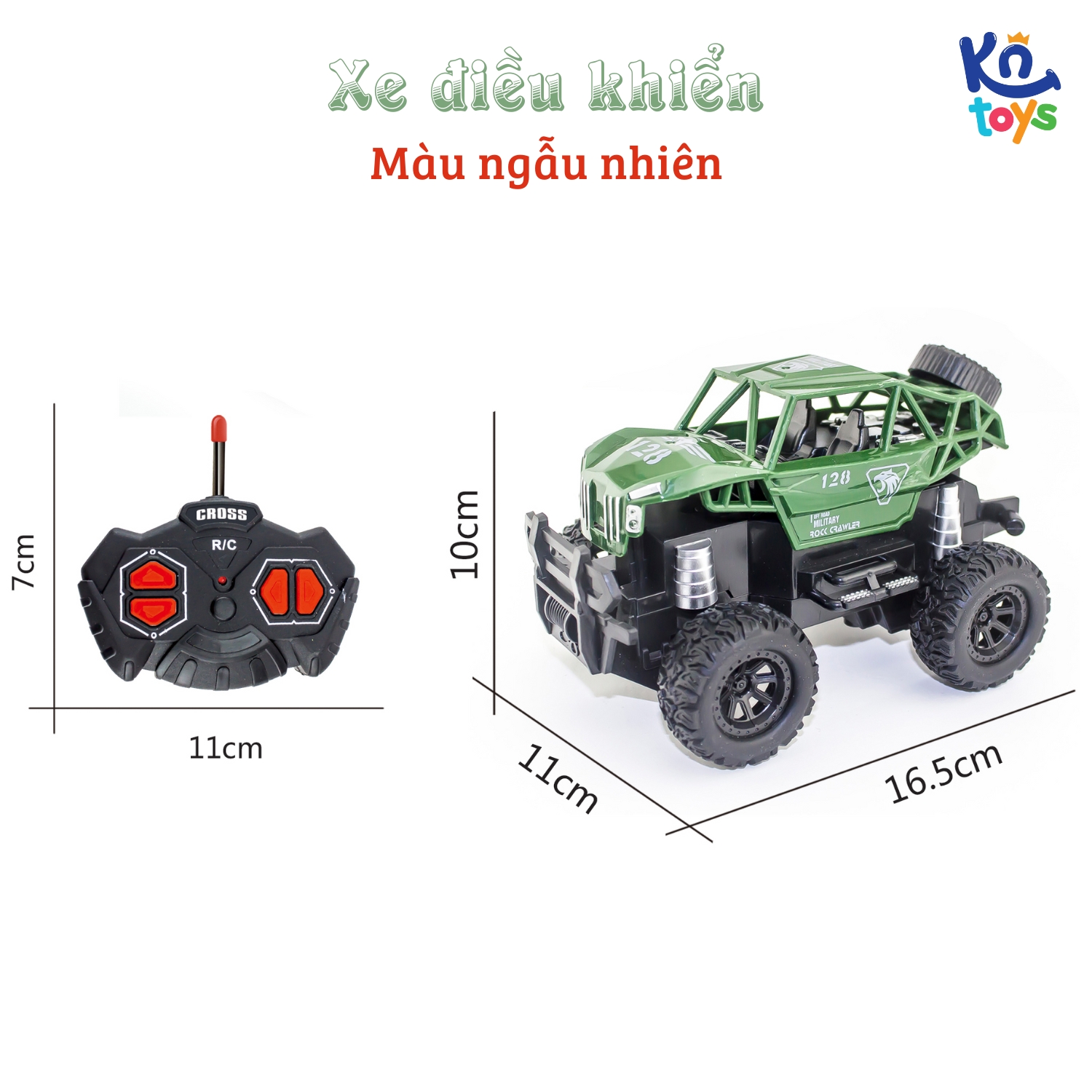 Đồ Chơi Điều Khiển Tỷ Lệ 1:30 SINO27-04A – Xe Địa Hình KN TOYS (Màu ngẫu nhiên)