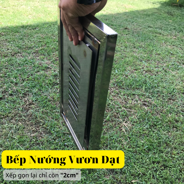 Bếp Nướng Than Hoa Inox 304 | Chuyên dùng để bàn quán ăn