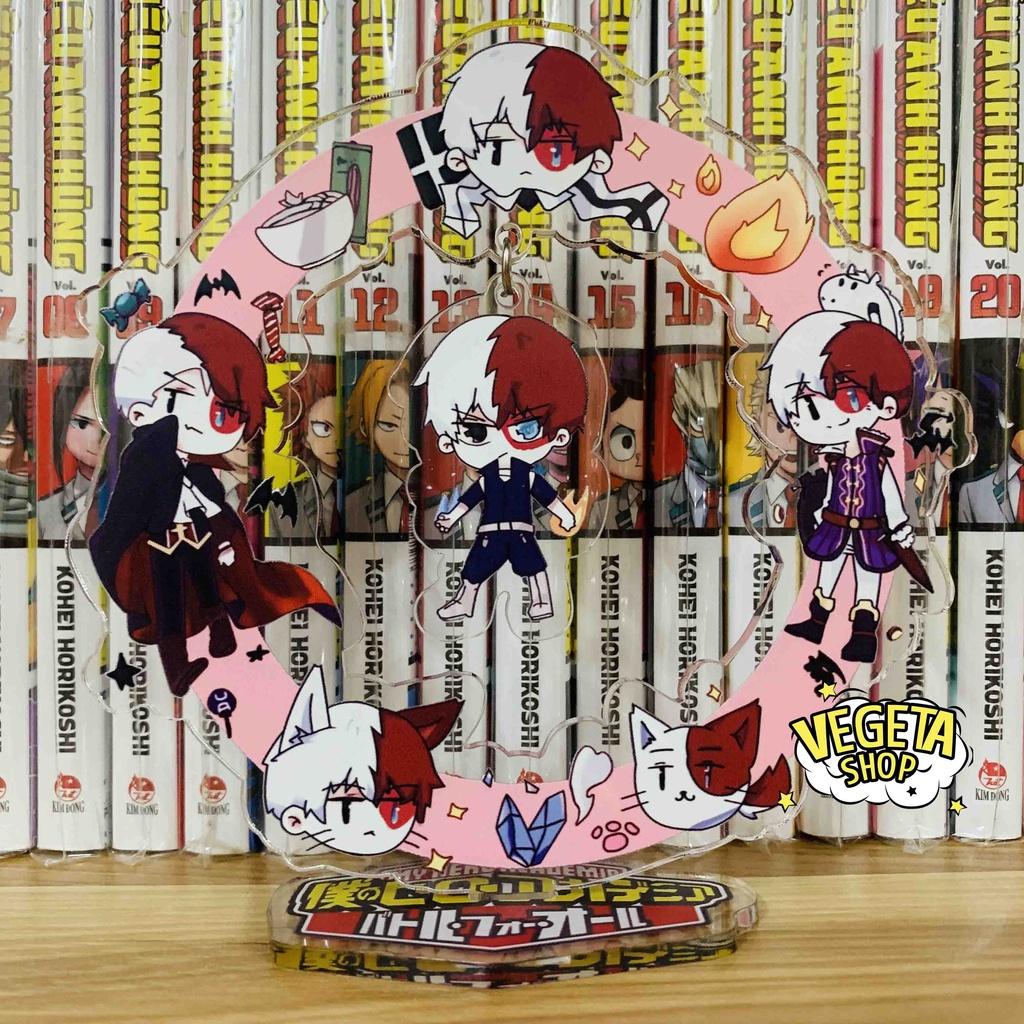 Mô Hình Tượng Standee Acrylic Mica 2 mặt gắp thú - My Hero Academia Học viện siêu anh hùng - Midoriya Bakugo Todoroki