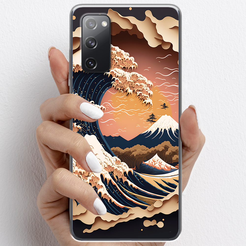 Ốp lưng cho Samsung Galaxy S20 FE nhựa TPU mẫu Sóng biển