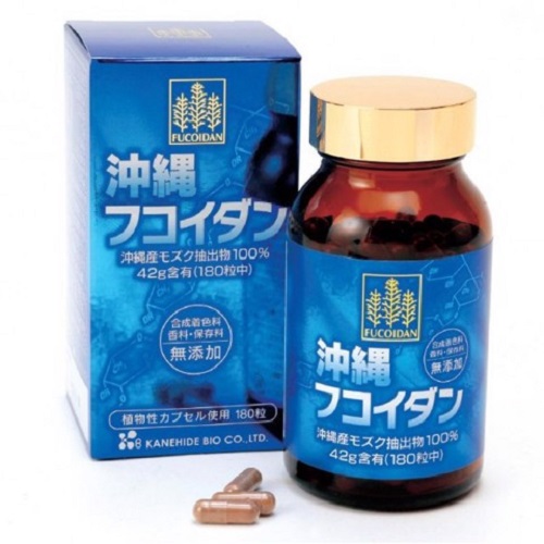 Viên Uống Fucoidan Okinawa Hộ Trợ Ức Chế Tăng Trưởng Tế Bào Ung Thư 180 viên CHÍNH HÃNG