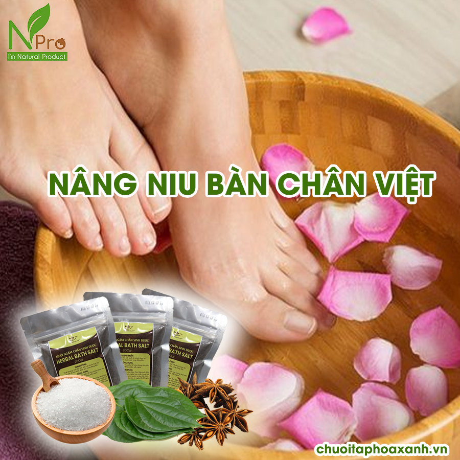 NPro Muối ngâm chân thảo dược 200grm