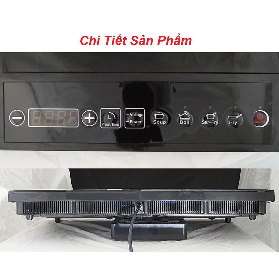 Bếp từ đôi cường lực 2000W Deluxe Line sử dụng công nghệ Đức