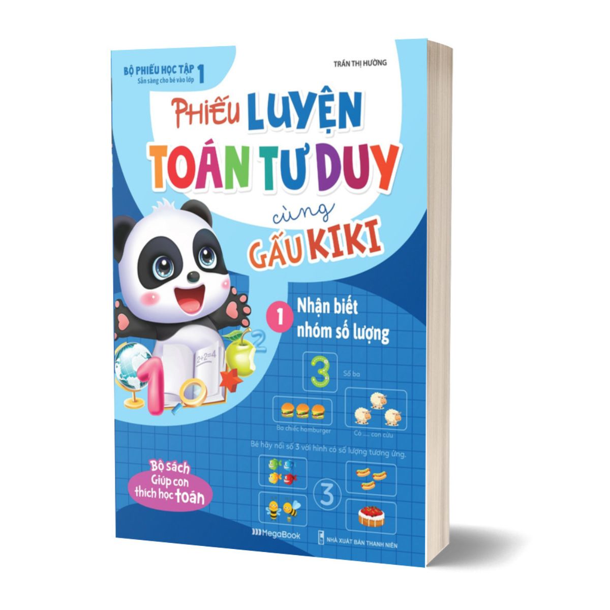 Bộ Sách Phiếu Luyện Toán Tư Duy Cùng Gấu Kiki