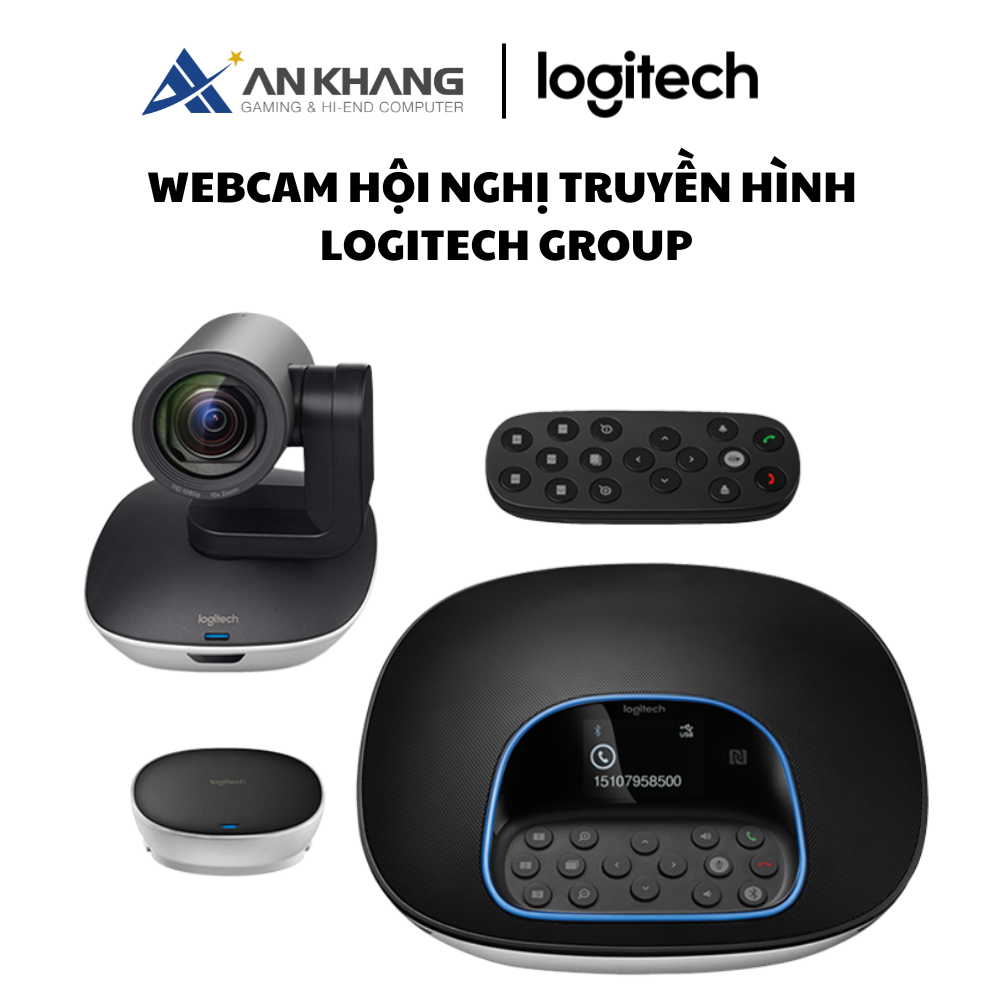 Webcam hội nghị truyền hình Logitech Group - Hàng Chính Hãng - Bảo Hành 24 Tháng