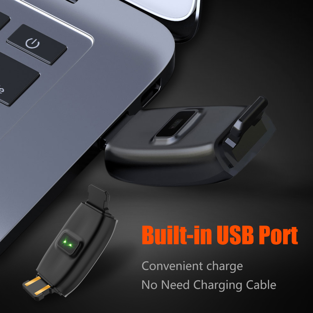 Vòng đeo tay thông minh siêu nhẹ IP67 với 8 chế độ thể thao,Tích hợp cổng USB, không cần cáp sạc