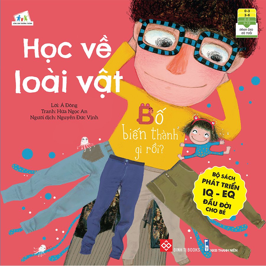 Sách Phát Triển IQ - EQ Đầu Đời Cho Bé - Học Về Loài Vật - Bố Biến Thành Gì Rồi?