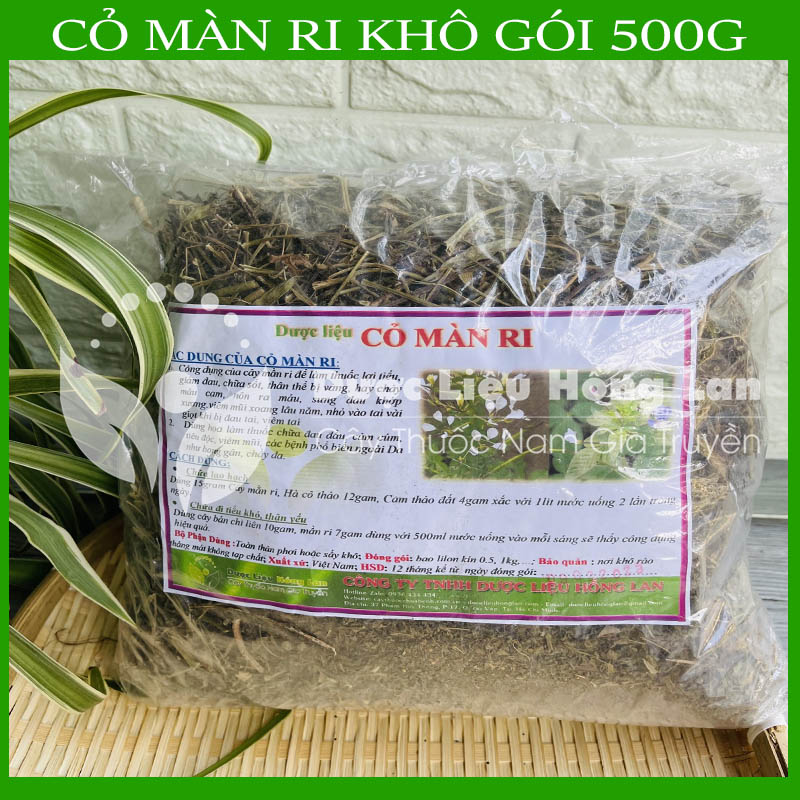 Trà Cỏ Màn Ri khô sạch nguyên chất đóng gói 500g