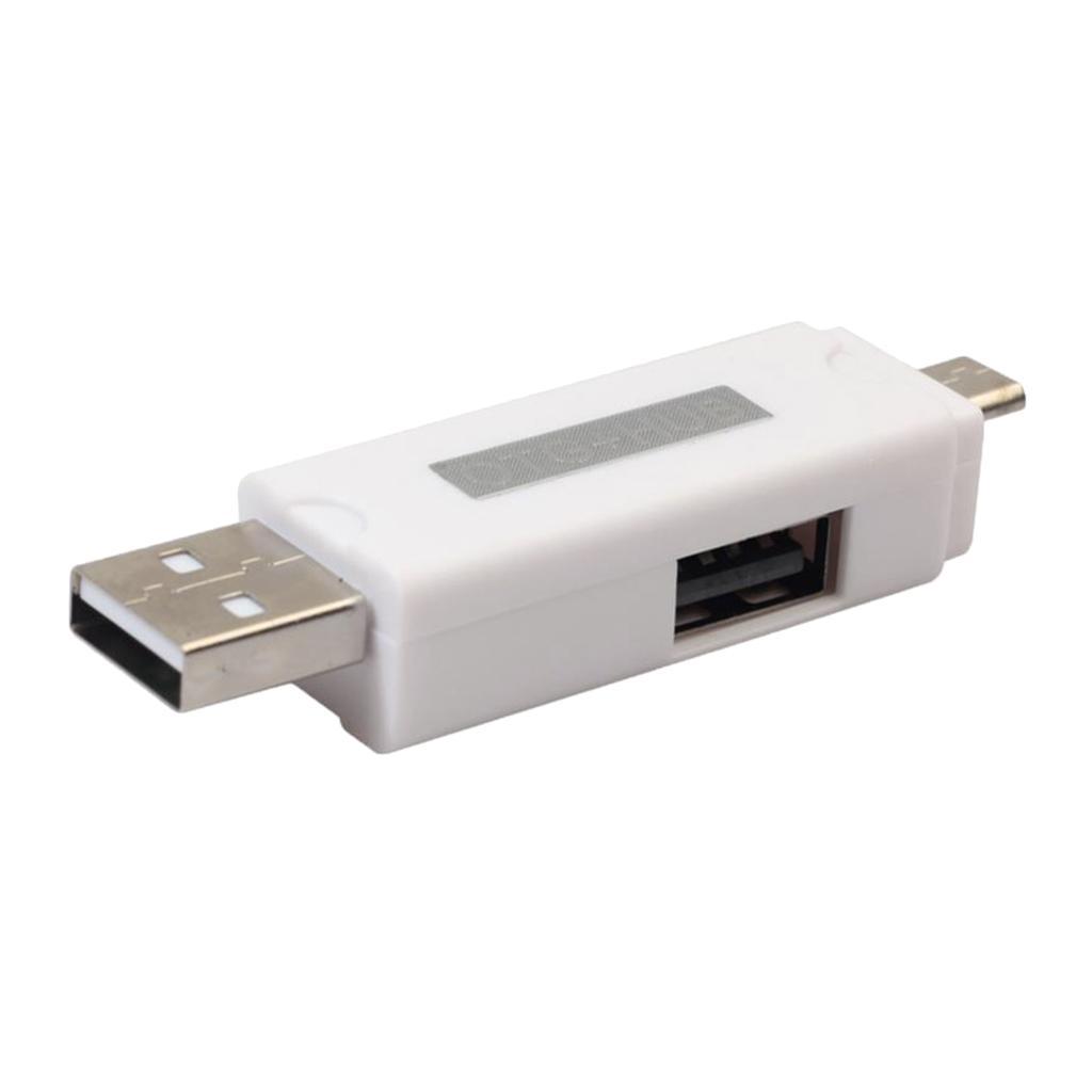 Micro USB OTG HUB Adapter TF Card Reader for Smartphone and Tablet black