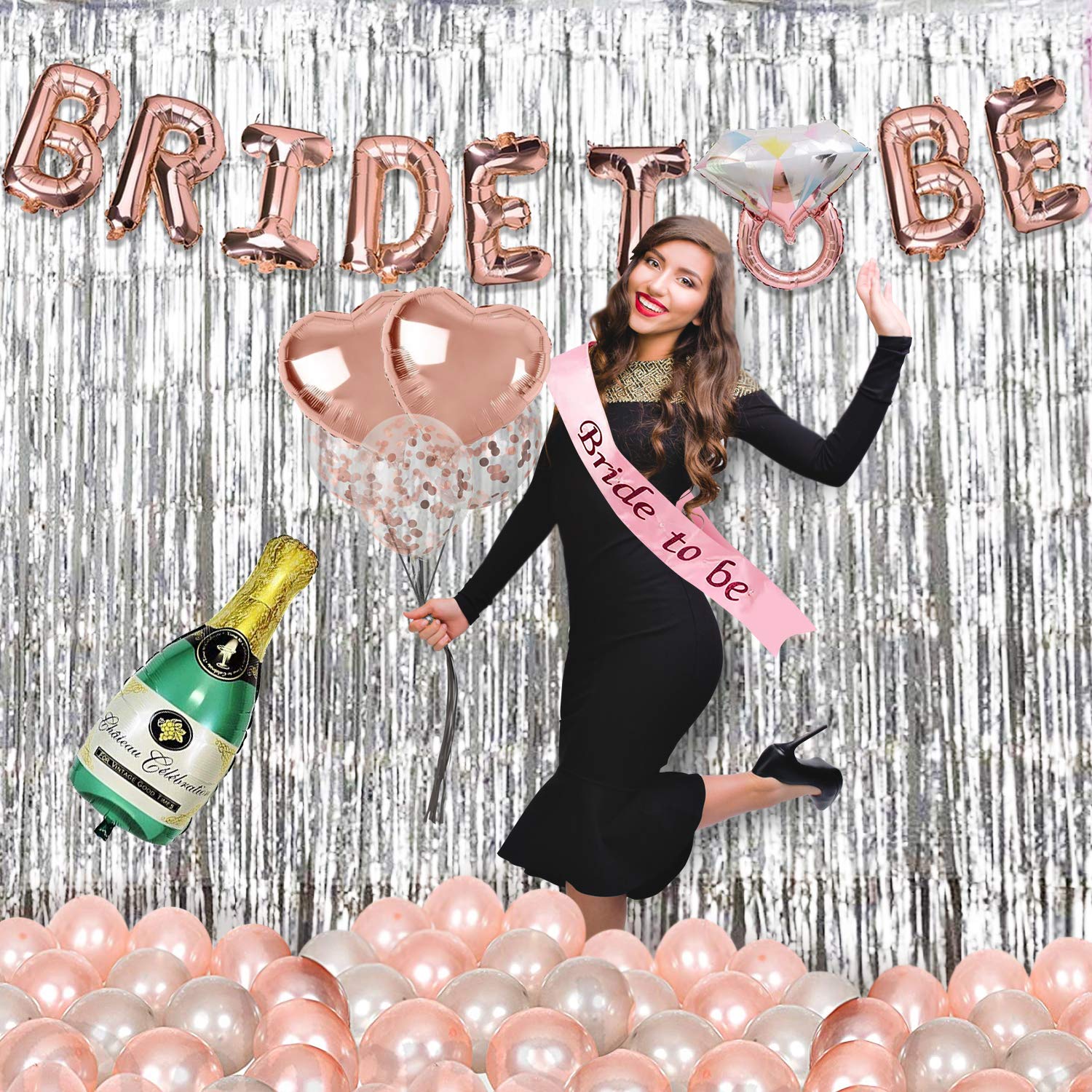Bộ bong bóng Bride To Be balloon set ctdt43