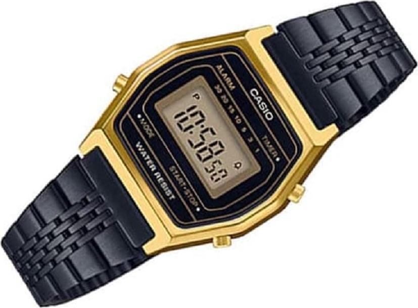 Đồng hồ nữ Casio điện tử dây thép LA690WGB-1DF (27mm)