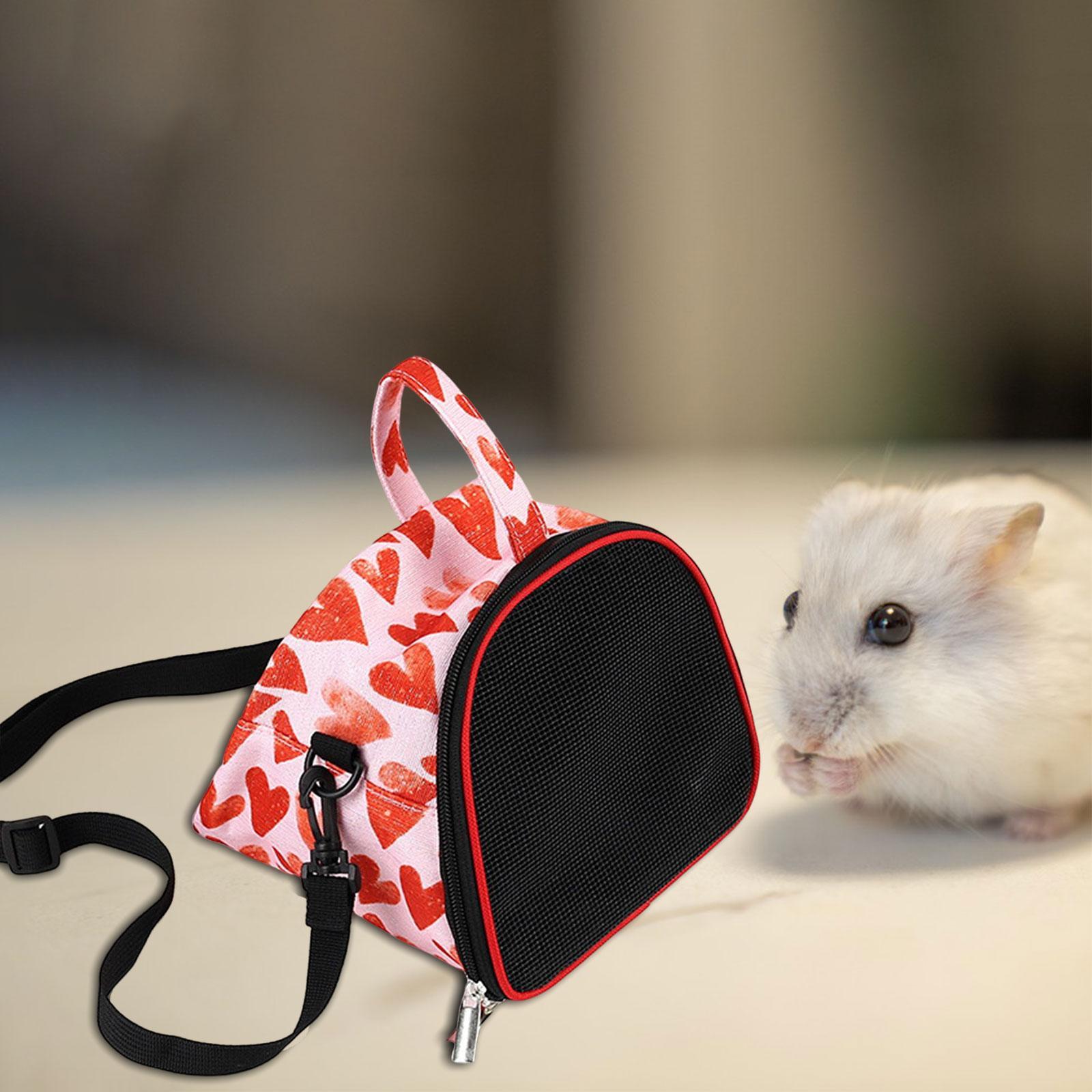 Hamster Carrier Bag Portable Pouch Carrying Bag Small Animal Travel Bag